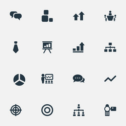 Presentation Icons - Concepts vector image