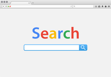 browser window vector image