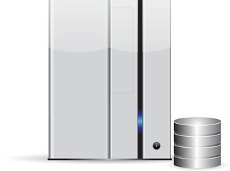 Server Technology Database vector image