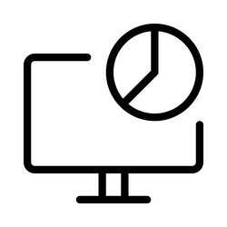 visual data represented as a circular graph vector image