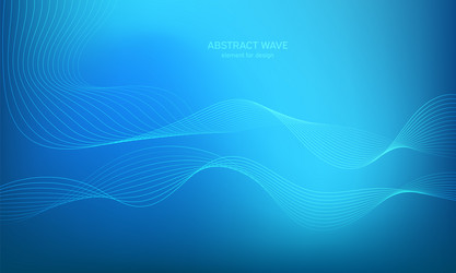 abstract wave element for design digital vector image
