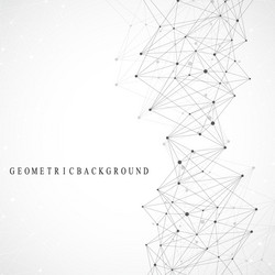 global network connection and big data vector image