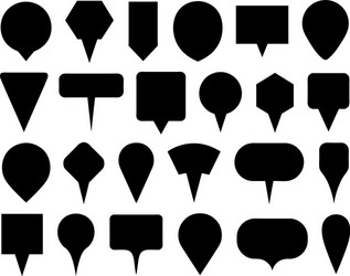different pointers vector image