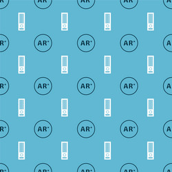 set ar augmented reality and video game console vector image