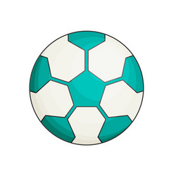 Soccer goal flat icon on background Royalty Free Vector