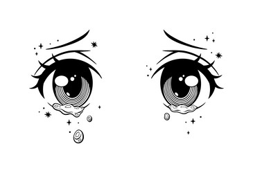 How To Draw Anime Eyes Step by Step Drawing Guide by NeekoNoir  DragoArt