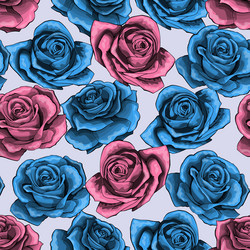 English Rose Pattern Vector Images (over 830)