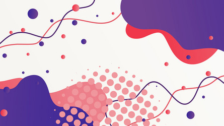 abstract gradient dynamic fluid shapes background vector image