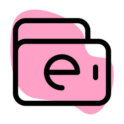 e-wallet payment protected with passcode vector image