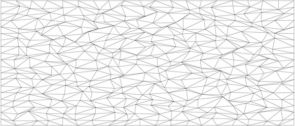 geometric pattern of abstract triangles and lines vector image