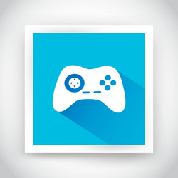 icon of joystick for web and mobile applications vector