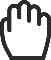 drag icon in modern style for web site and mobile vector image