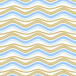 Seamless pattern with stripes and chains ongoing vector