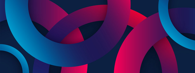 abstract gradient circle ring shape background vector image