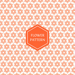 star flower pattern background and texture vector image