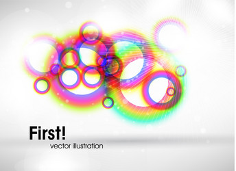 Dynamic Color Splash vector image