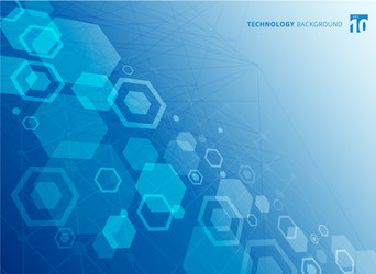 Molecular Hexagonal Structure vector image