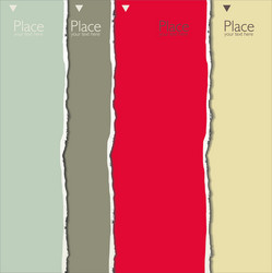 torn paper background with space for text 3 vector image