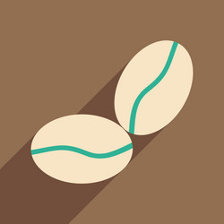 flat with shadow icon and mobile application vector image