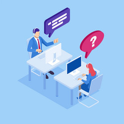 web page design templates for call center support vector image