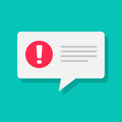 Incoming Message Notification Royalty Free Vector Image