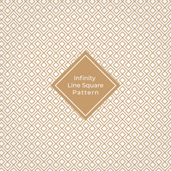 geometric infinity line square abstract pattern vector image