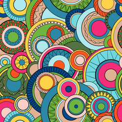 Abstract Circle Pattern Background vector image