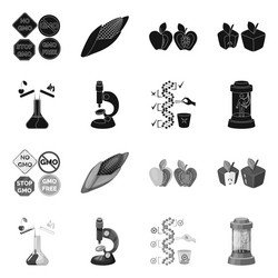 design test and synthetic symbol set vector image