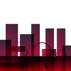 background with abstract square pattern vector image