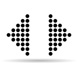swipe up internet button shadow online web design vector image