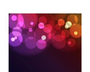 Dynamic Lights Bokeh vector image