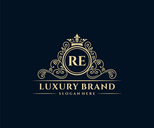 Elegant RR Monogram Logo Vector Image