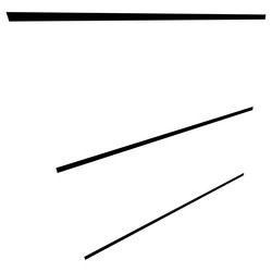 3d straight parallel dynamic irregular lines vector image