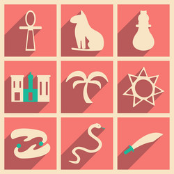 flat with shadow concept and mobile application vector image