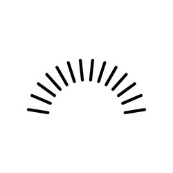 spring coil and absorber icon in thin line style vector image