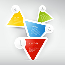 progress steps for tutorial infographics vector image