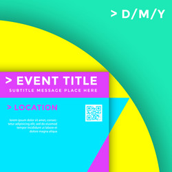 abstract minimal design template vector image