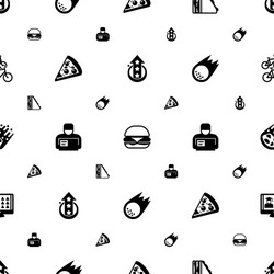 fast icons pattern seamless included editable vector image