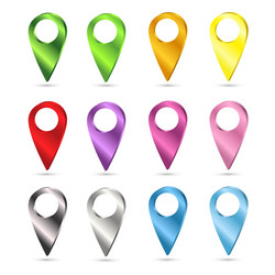 map pointer vector image