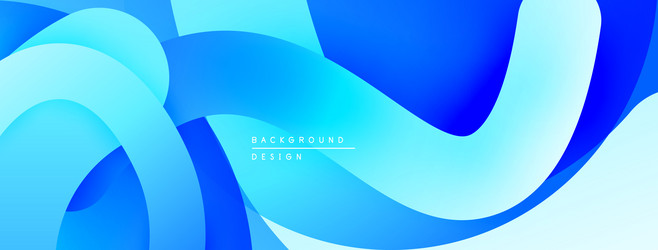 abstract blue waves create dynamic background vector image