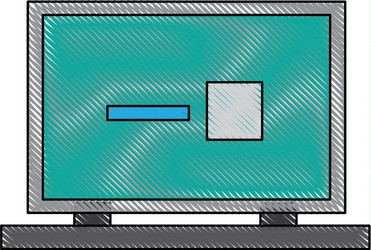 laptop computer web site page device image vector image
