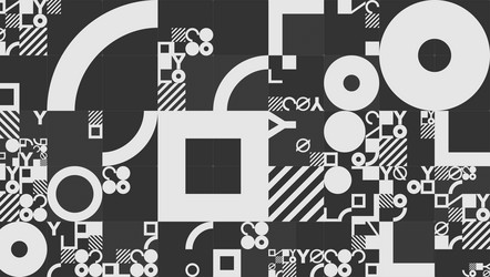 complex modern geometric pattern abstract tech vector image