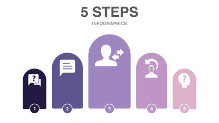 answer comment response reply reason icons vector image