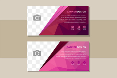 Dark red and pink color triangle pattern vector