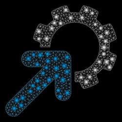 flare mesh carcass integration cog with vector image