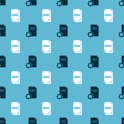 set file document and hard disk drive hdd vector image