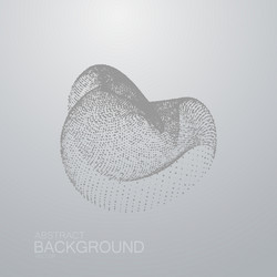Dynamic Particle Cluster vector image