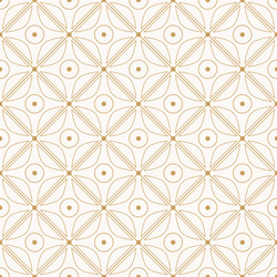 geometric pattern with square and circles vector image