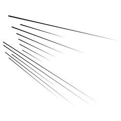 3d straight parallel dynamic irregular lines vector image