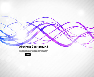 abstract background with curved lines vector image